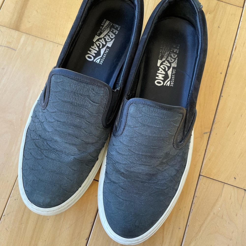 Salvatore Ferragamo Slide On Sneakers View 4